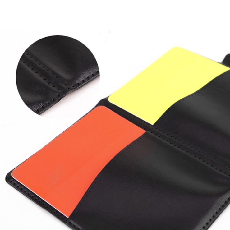 Redness Yellow Referee Penalty Cards Soccer Card Football Game Referee Card