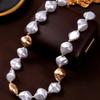 Style Irregular Baroque Pearl Necklace Trendy Personality Exaggerated Light Luxury High End Choker Clavicle Chain For Women