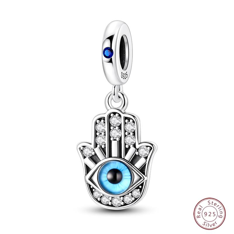 

New Arrival Charm Beads Evil Eye Copper Pendant 3Mm Diy Party Christmas Fine Jewelry Making Gift