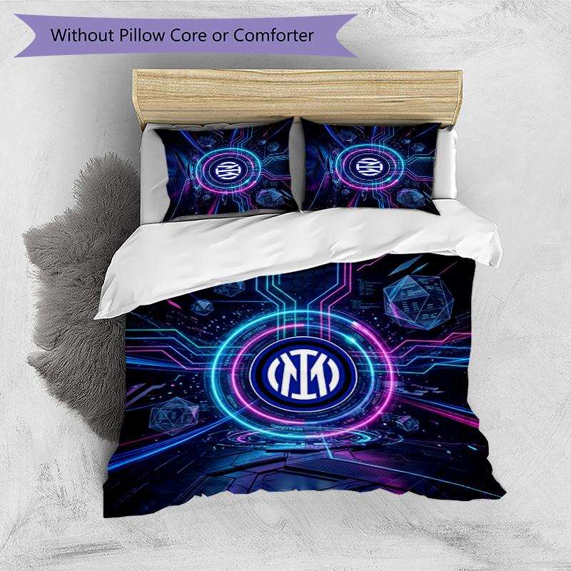 Borussia Dortmund Pattern Printed 3PCS Bedding Set Soft Skin-Friendly Washable Duvet Cover & Pillowcases Set All Season Bedroom