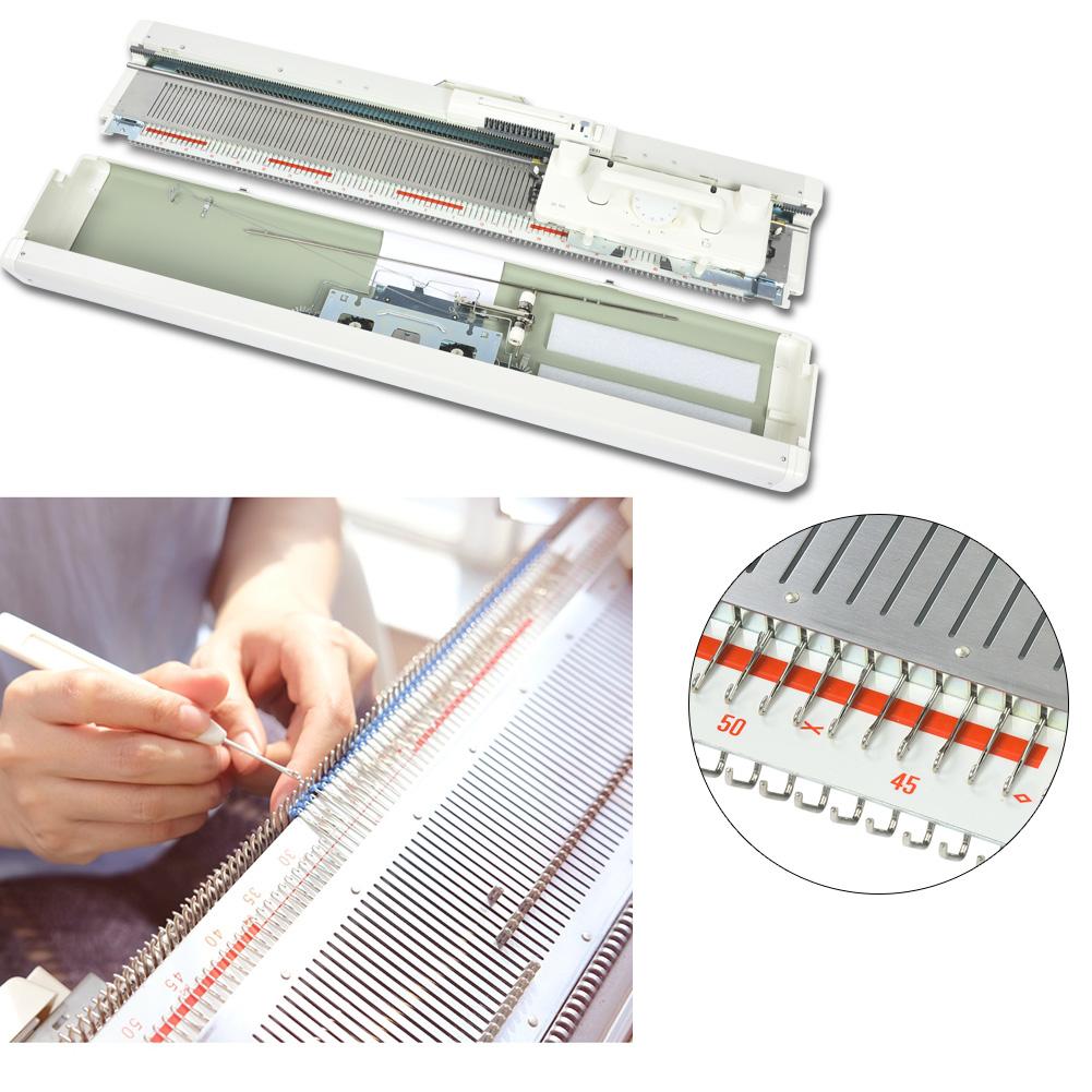 SK155 Knitting Machine Kit 3‑Needle Manual Knitting Machine Knitter Sewing Accessories