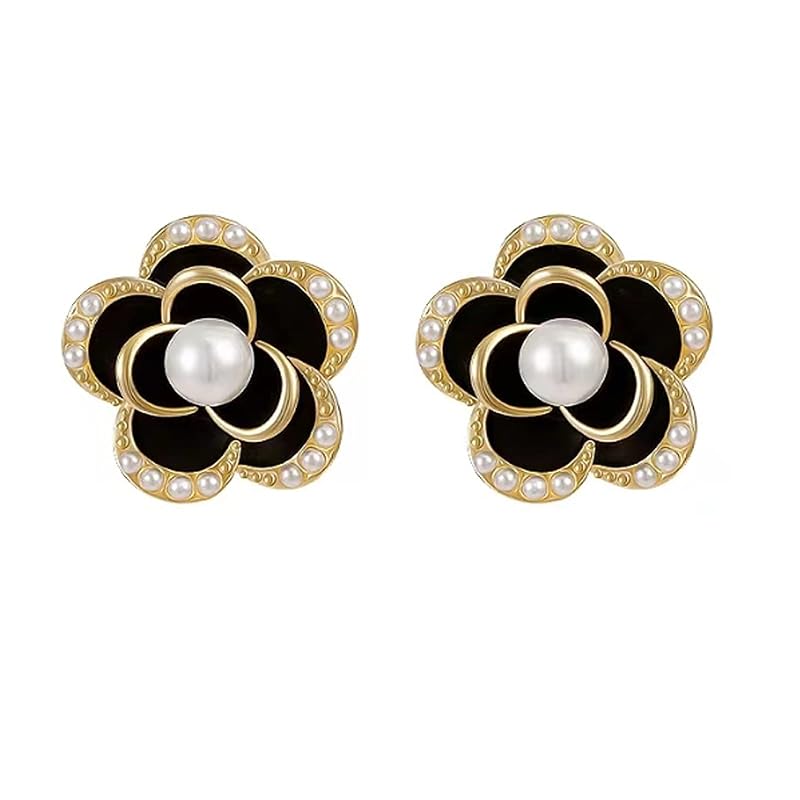 

HAPVITAL earrings ladies earrings popular metal 925 resin Allergy friendly silver earrings Fashionable present birthday lover anniversary (Cute