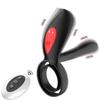 Penis Ring Vibrator for menn Forsinket utløsning med dobbel Cock Ring Vagina Klitoral Stimulator Vibrator for par Voksen sexleketøy