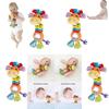 Mummabubba Soft Plush Giraffe Rattle Bell Teether Toy For Babies