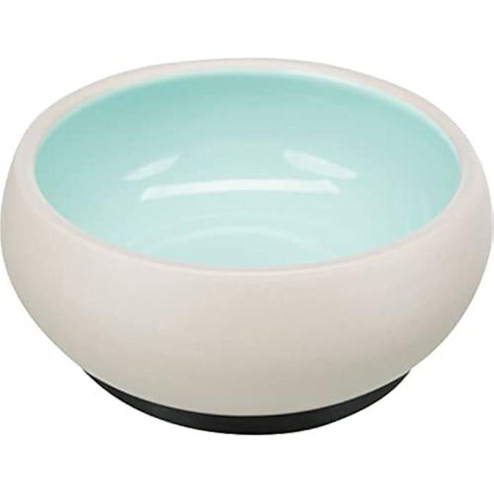 Mangeoire En Céramique - TRIXIE - Modèle Divers - 1 L - Ø 17 Cm - Antidérapante