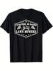 Humorous Graphic Tee Featuring a Bold Statement I D Rather Be Racing Lawn Mowers Designed for Lawn Care Fans This Heavy Machinery Crew Neck Shirt Is P
