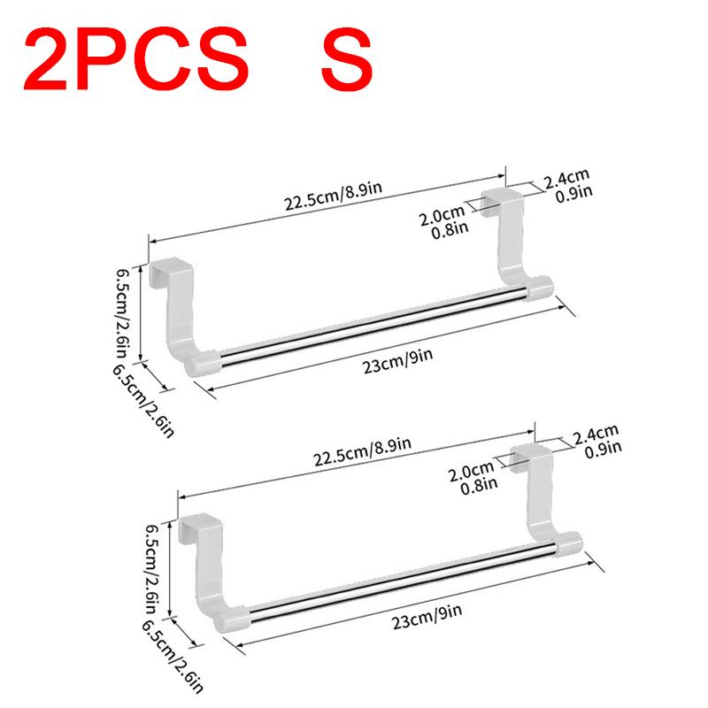 Stainless Steel Towel Rack Kitchen Towel Holder Sink Accessories Bathroom Towel Holder Under Sink Organizer SNJ004