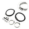 Black Chlorinator Tubing Off-Line Pipe: 4ft Silver