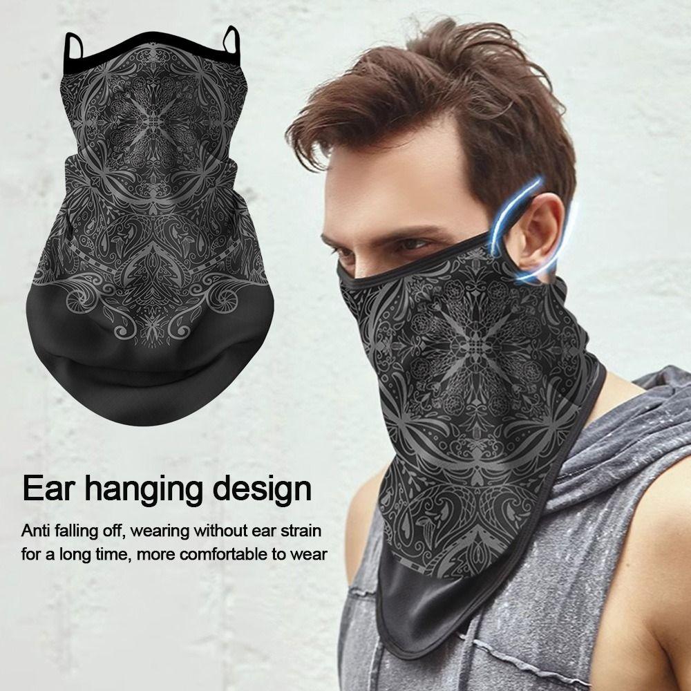 Anti-UV Sunscreen Face Mask Thin Sleeves Face Shield Fashion Cycling Face Cover Mask