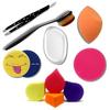 Out Of Box 10-Piece Beauty Tool Combo - Includes Slant-Pointed Tip Tweezer, Oval Makeup Blush Brush, Emoji Puff, Silicone Blender, Blender, Big Puff