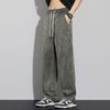 Men's Summer 2026 Snowflake Tencel Jeans - Thin, Loose, Straight-Leg, Trendy American Style, Washed Casual Long Pants