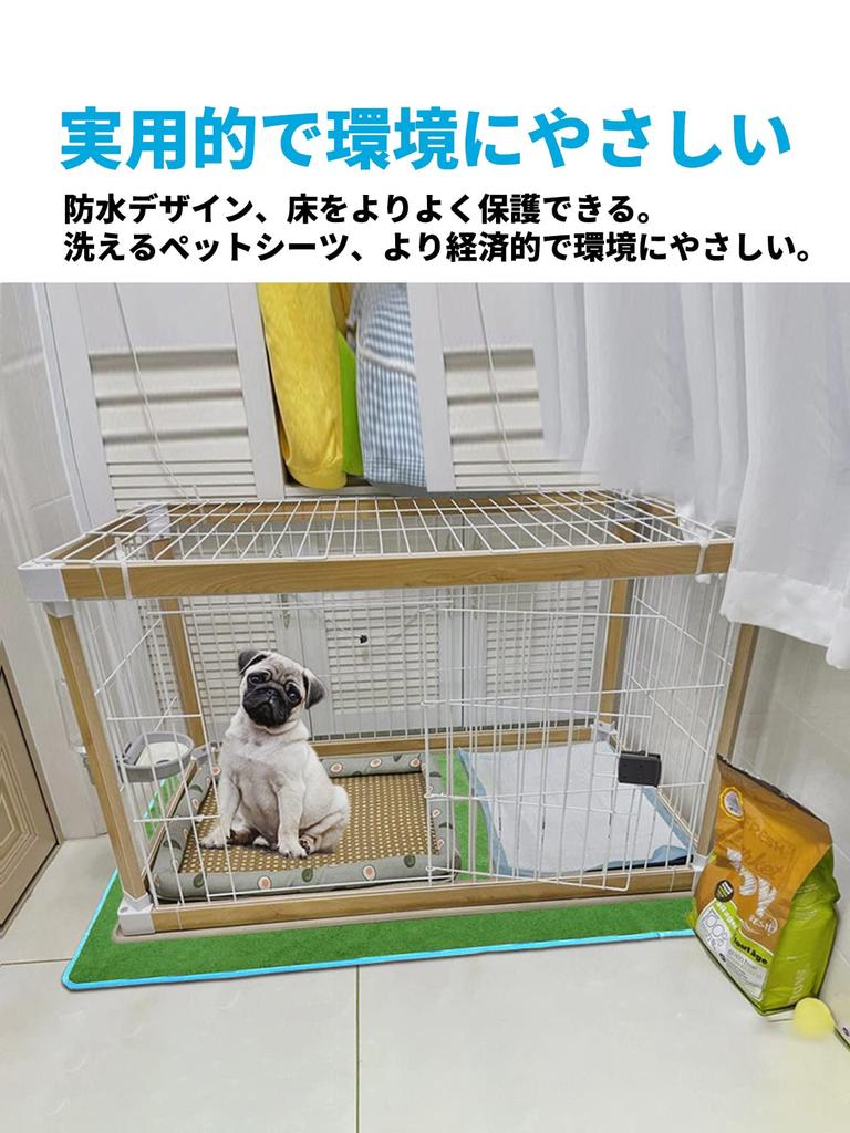 TiTiSNUGY Washable Pet Pet Bed Pee Underlay Pet Machine Nursing Pee Leak Large Floor Multiple Blue Edge Sheets, Dogs, Cats, Mat, Mat, Mat, Reusable,