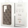Case for Samsung Galaxy S23 Ultra Guess Metal Gold Logo Brown