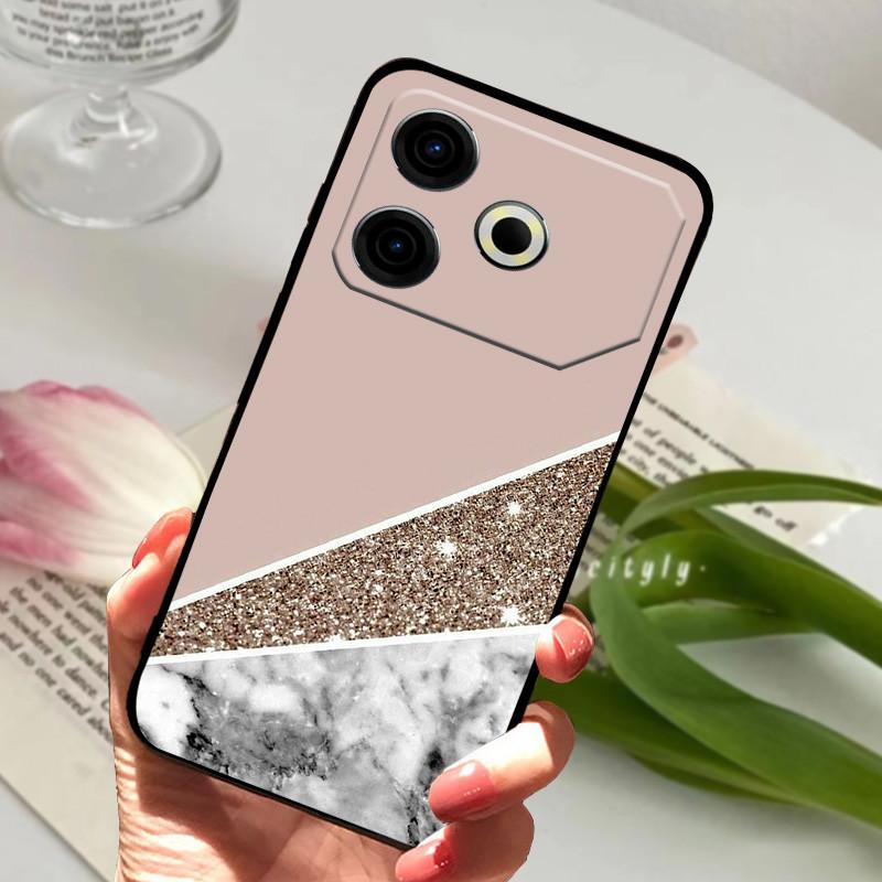 Für Tecno Pova 6 Neo Hülle Stoßfest Weiches TPU Silikon Handyhülle Für Tecno Pova 6 Neo Funda Pova6 Neo Capa Niedlicher Cartoon
