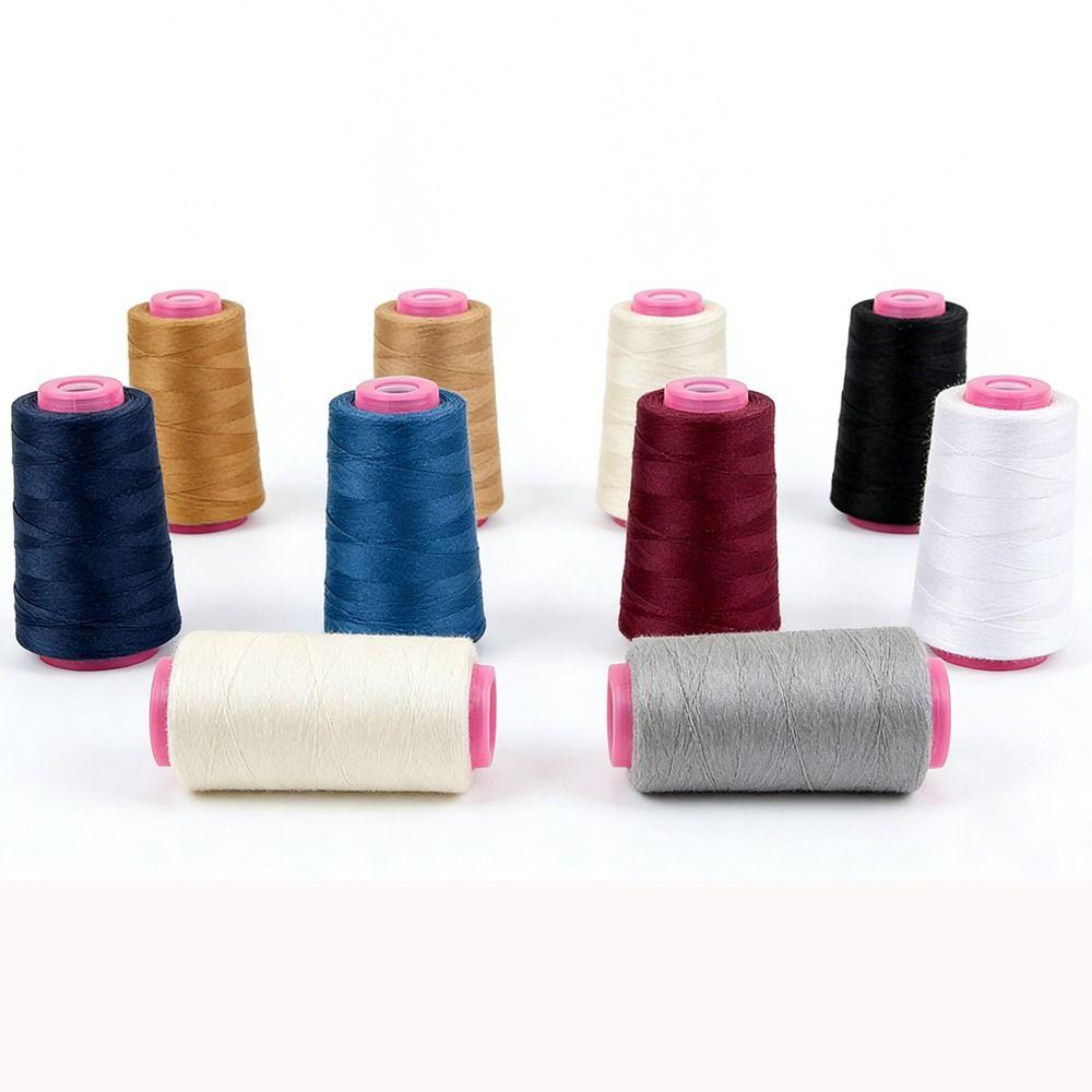 DIY 1300yards 203 Sewing Thread Strong Upholstery 21 Colors Jeans Thread Thick Polyester Thread Household