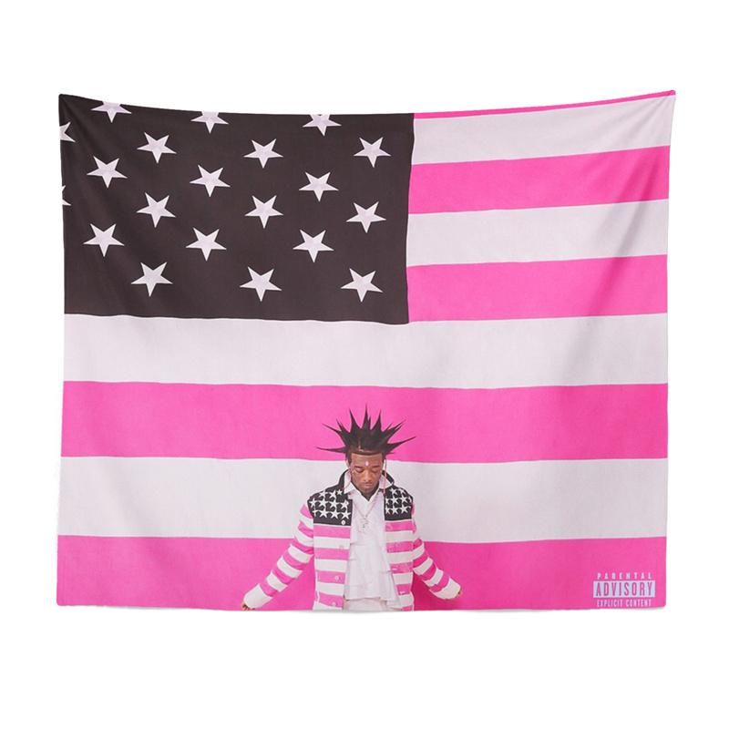 

Aertemisi Pink Tape Lil Uzi Vert Tapestry Wall Hanging Art for Bedroom Living Room Decor College Dorm Party Backdrop Home 74x94cm(29x37in)