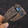 Pietersite Bangle Copper Wire Wrapped Bracelet Adjustable Cuff Bracelet Gemstone Bangle For Women Handmade Copper Wire Jewelry Gift For Her