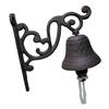 Cast Iron Rustic Wall Mounted Welcome Sign Hand Bell Aristocratic
