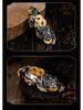 Gold-Plated S925 Sterling Silver Pixiu Pendant with Antiqued Guochao Design for Men and Women