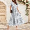 Women's Flowy Dresses Women's Summer Dresses Casual Short Sleeve Maxi Dresses Formal Maxi Dresses