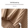 Warm Knit Hooded Shawl: Autumn/Winter Windproof Wool Pullover Hat