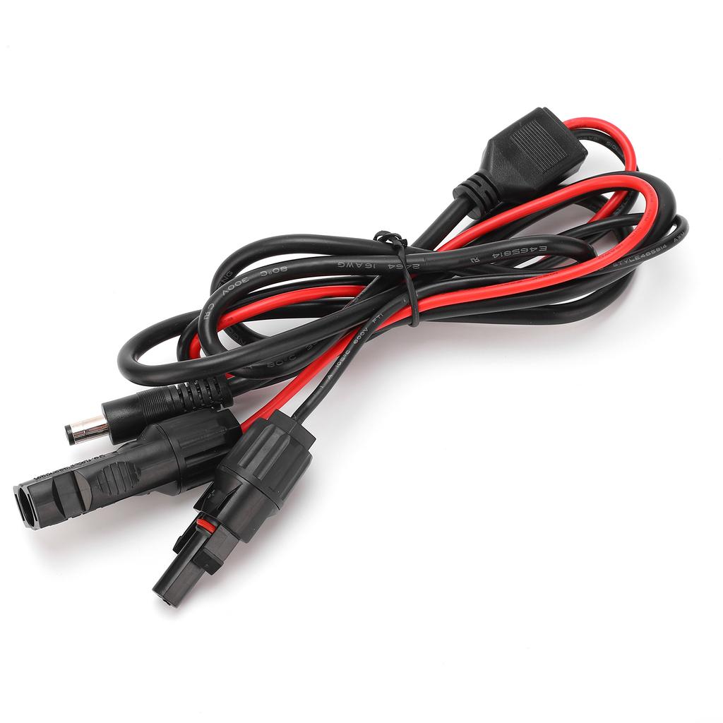 Solar Charge Cable Brass High Frequency DC5521 Power Cord for Electrical Appliances 300V