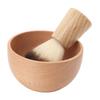 Men Shaving Brush Set Multipurpose Soft Bristles Lightweight Portable Shaving Brush Bowl Set for Sal