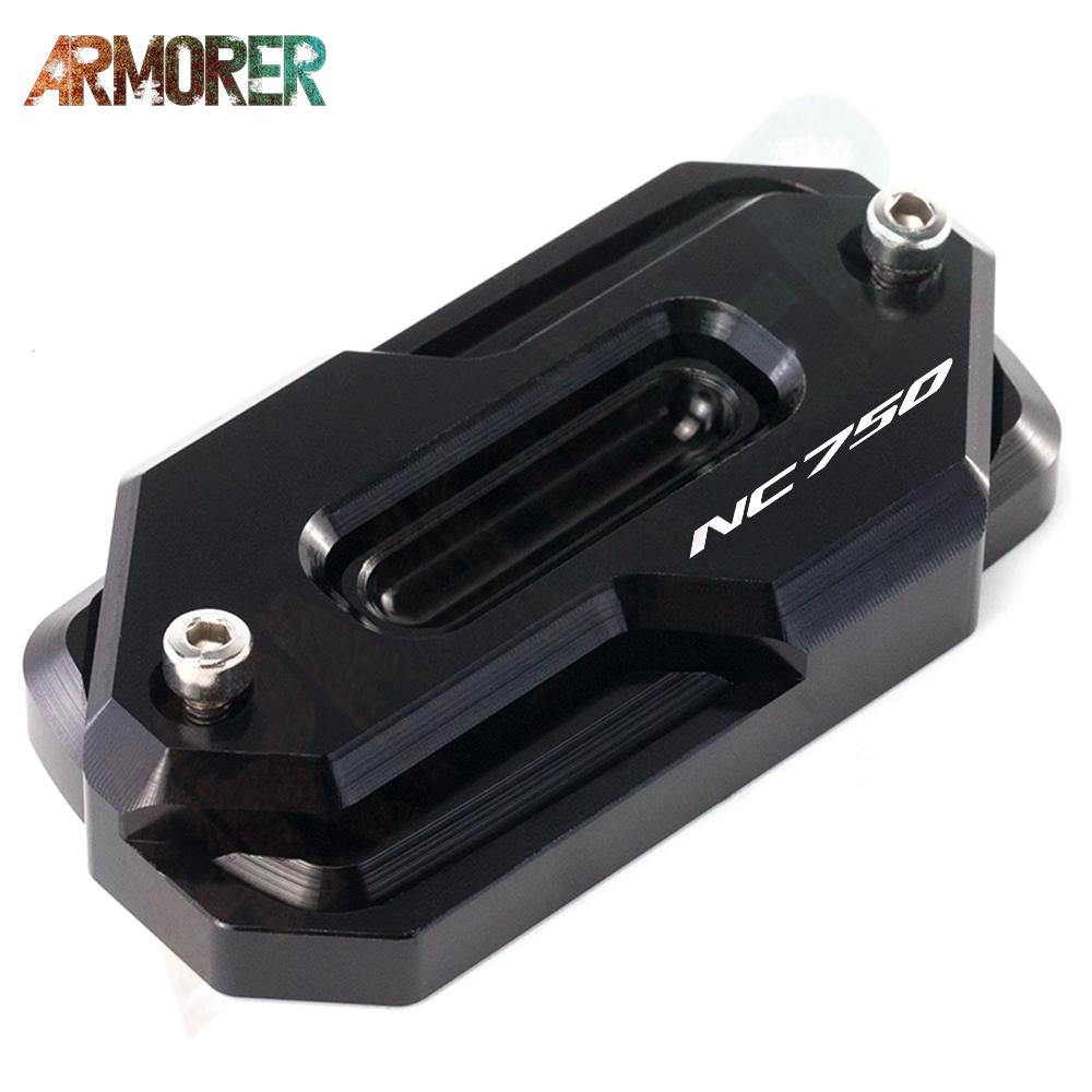 Motorcycle CNC Aluminum Front Brake Reservoir Fluid Tank Cover Accessories For HONDA NC750 NC 750 NC750S NC750X 2012