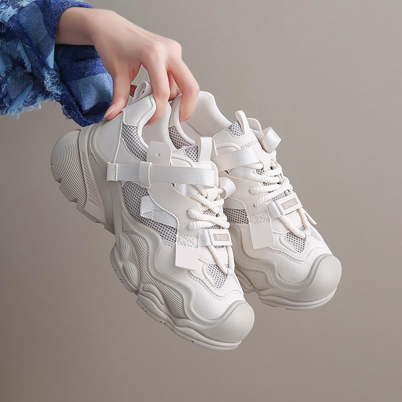 2025 autumn new Korean version breathable dad shoes women ins student casual shoes platform running shoes women CGA681