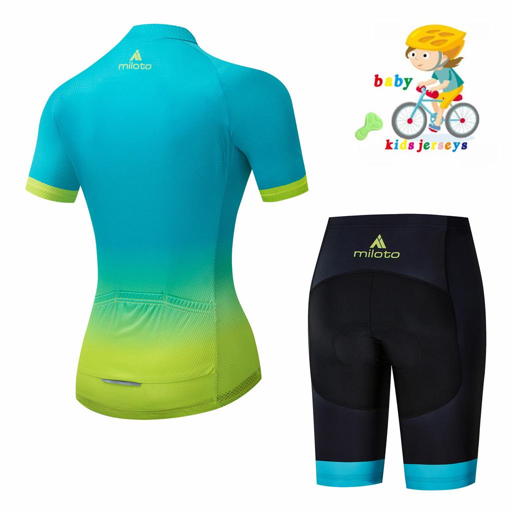 Cycling Jersey Set, Children's Clothing, Road Bike Shirts, Bicycle Pant, MTB Outdoor Clothes 2026 Summer Breathable Cycling Suit Set