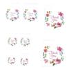 100pcs   4 Sizes New Plastic Wedding Favors Cookie Package Thank You Candy Bag Self-Adhesive