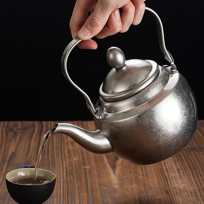 Stainless Steel Teapot Boiling Water Pot Portable Kettle with Tea for Room