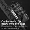 ROCKBROS 160psi Bike Pump Aluminium Alloy CNC Manual Air Inflator Pumps Barometer AV/FV Valve Ultralight Portable Bicycle Pump