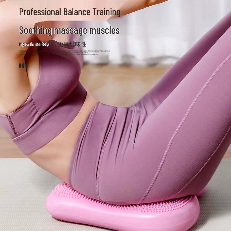 Inflatable Foot Stepper for Women's Yoga with Massage Function, Silent Home Exerciser