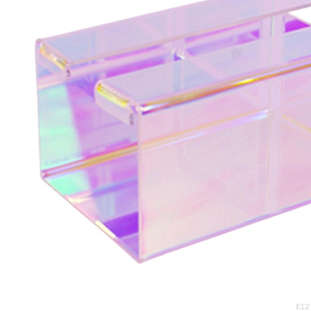 Acrylic Tissue Box Cover, Light Luxury Modern Napkin Dispenser Facial Holder