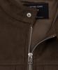 LETTERCOMO Contemporary Suede Rider Jacket Dark Brown