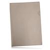 Document File A4 Size Clear Holder Cover Business Documents Contracts Document Case Leather A4 File Genuine Leather Cowhide Concealing Contents Gray
