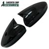 2pcs Rearview Mirror Cover Side Wing Rear View Mirror Cover Glossy Black for FIAT TIPO EGEA Saloon/Hatchback /Estate 2015-