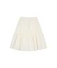 DELICCENT Nylon Frill Skirt [Ivory]