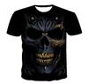 Skull Skull 3D Streetwear T-shirt Shirt Costumes Polyester Black