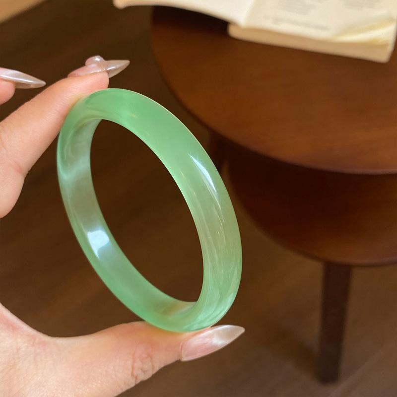 Glass Flower Beaded Pull-out Crystal Bracelet Small Fresh and Sweet Versatile Bracelet Simple Jewelry Women