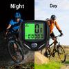 Bicycle Speedometer Odometer Wireless Cycle Bike Computer Bicycle Handlebar Stopwatch with LCD Display Multi-Functions for Most Bikes