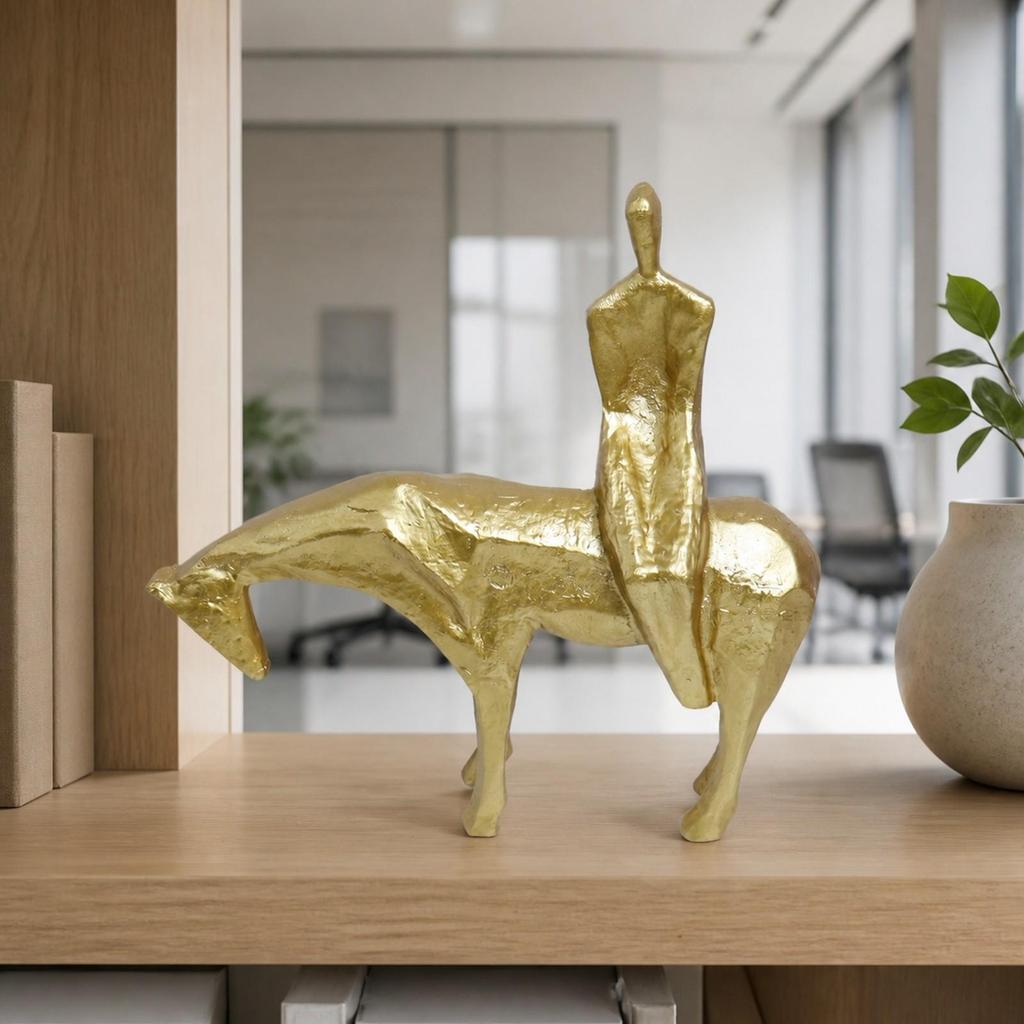 Abstract Human and Horse Sculpture Stylish for Entryway, Living Room