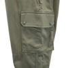 FRENCH ARMY 90s Old Cargo Pants 80 M Olive Military Men's Used