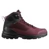 SALOMON Outward Gore-Tex Comfortable Daily Wear Durable High-Top Hiking Shoes Women Hiking Shoes Burgundy 409580