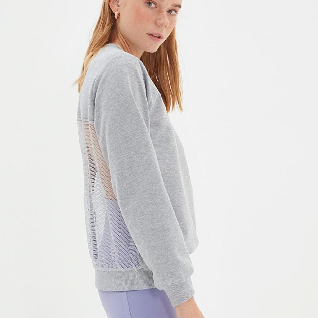 thin grey sweatshirt