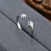 1Pc Stylish Cat Claw Opening Adjustable Cute Titanium Steel Ring