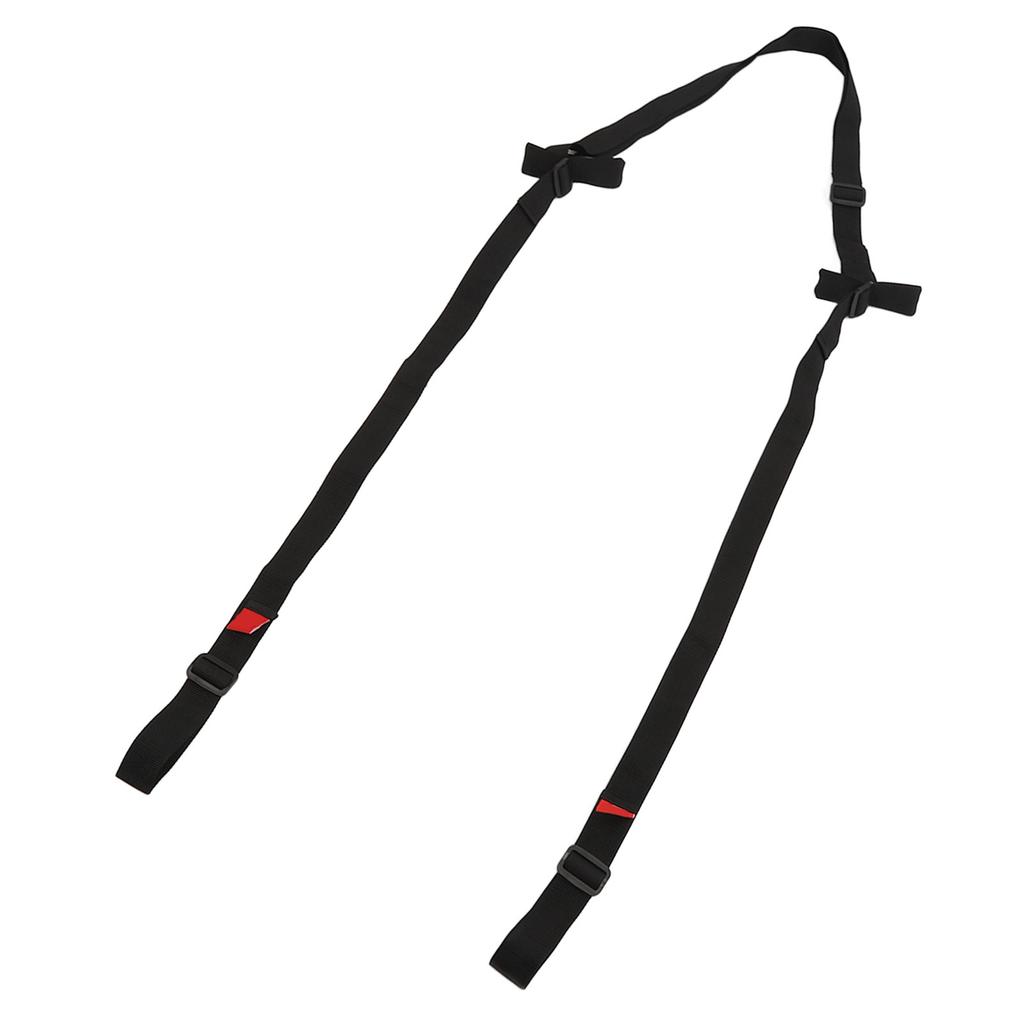 Black Leg Lifting Strap Long Leg Lifter Mobility Tool Hand Grip Leg Lifter for Elderly Disability Stroke