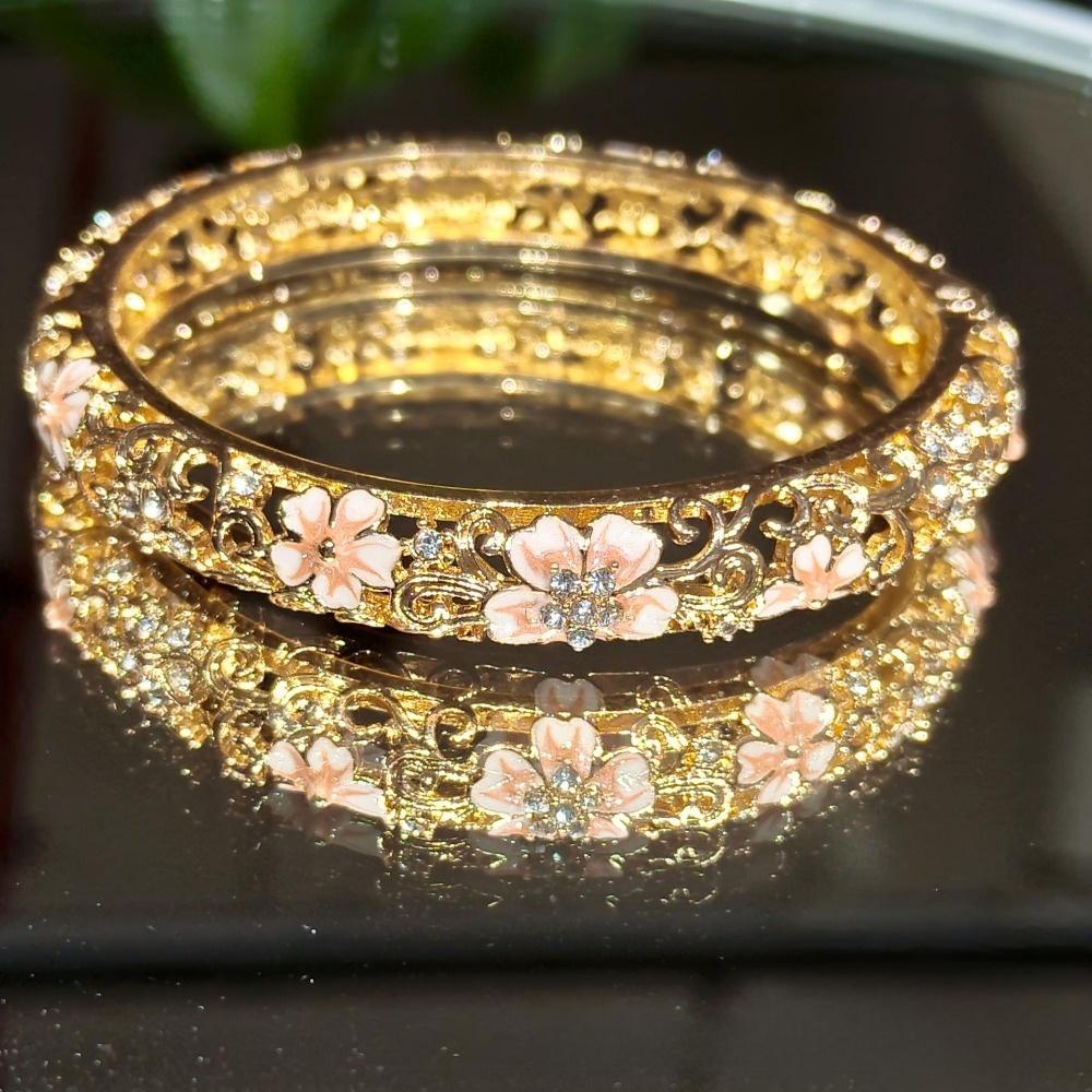 Chinese Vintage Cloisonne Bangle Colorful Women's Hand Bracelet Enamel Bangle  Party Jewelry
