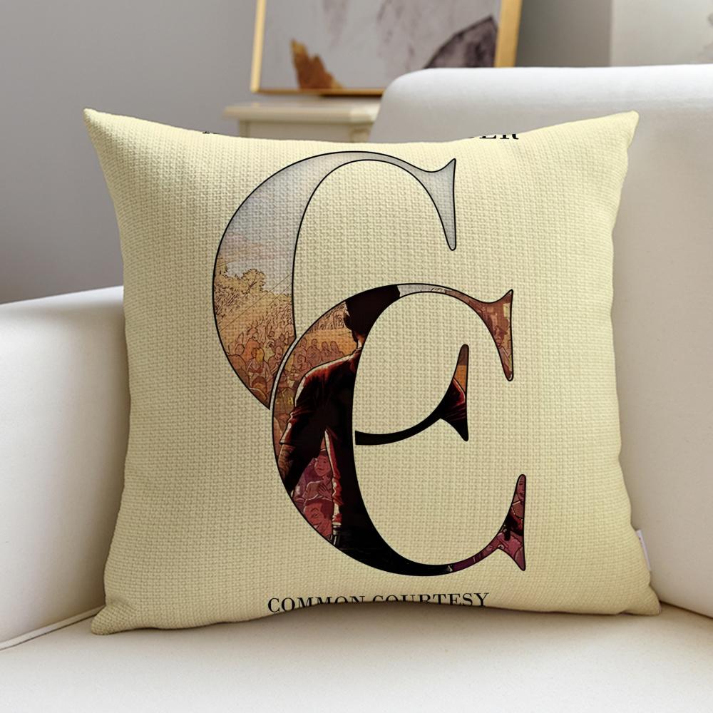 AA Day to RememberS Cushion Cover Breathable and skinfriendly linen pillowcase square removable and washable cushion